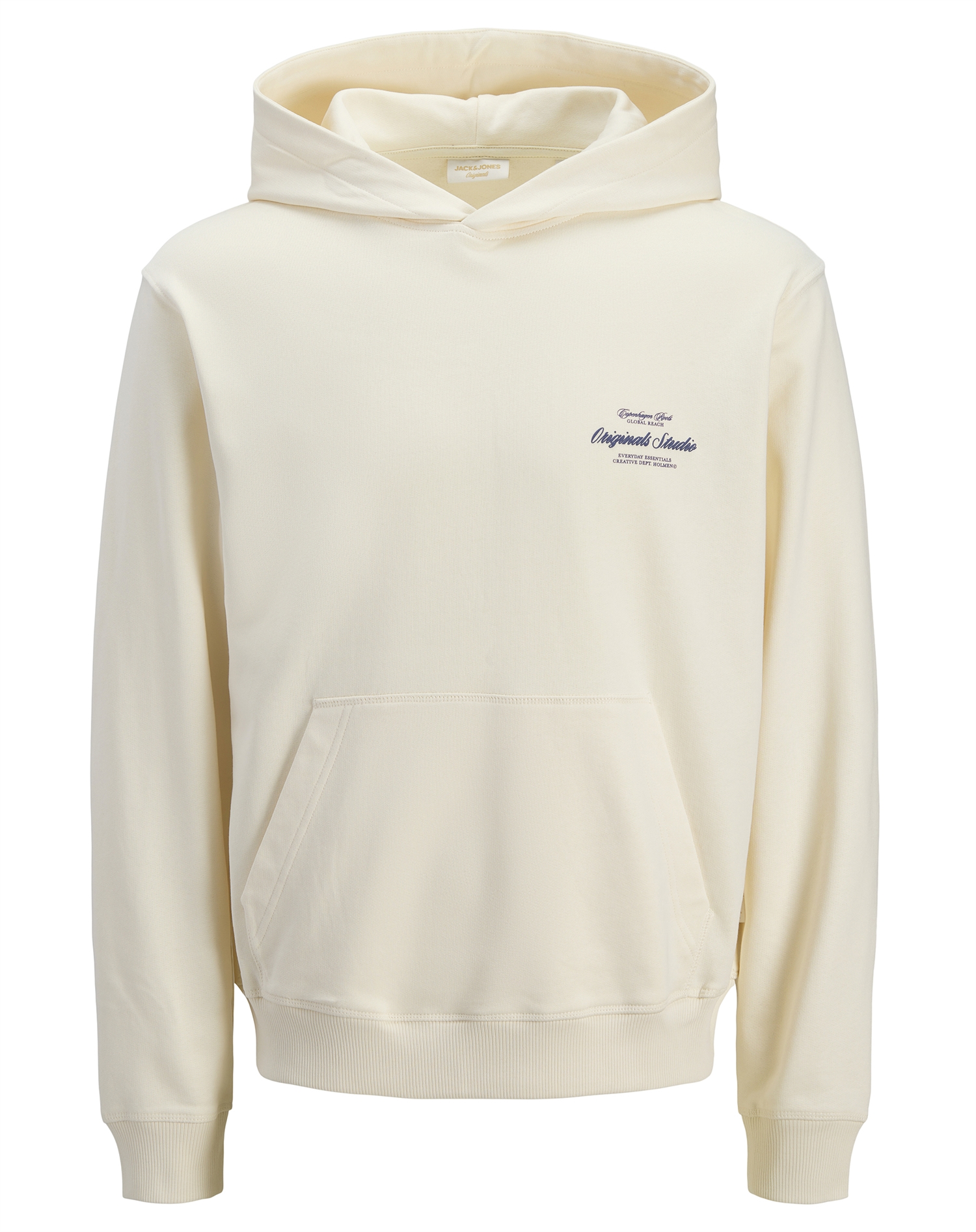 Jack & Jones Junior - JORNorrebro Typo Back Sweat Hoodie - Antique White